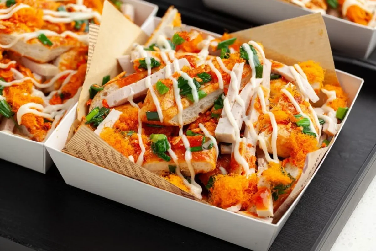 cách làm bánh mì nướng muối ớt tại nhà