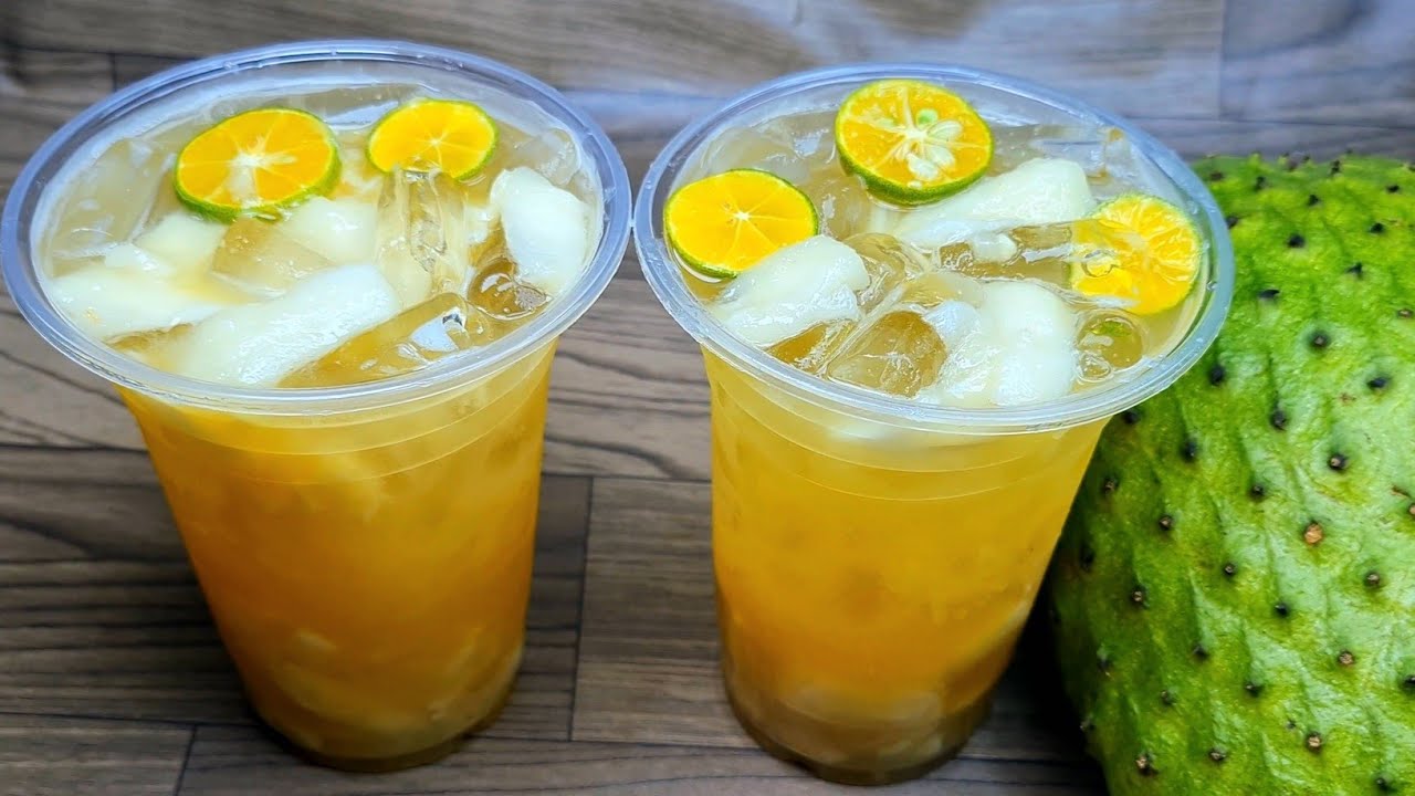 cách làm trà mãng cầu
